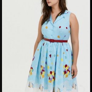 Torrid Disney Pixar UP retro swing dress